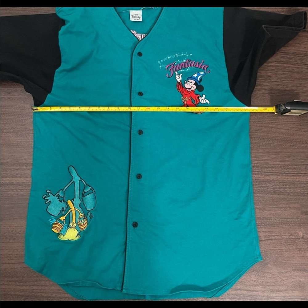 Vintage embroidered Disney Fantasia full Button up Shirt - See measurements - Picture 6 of 11